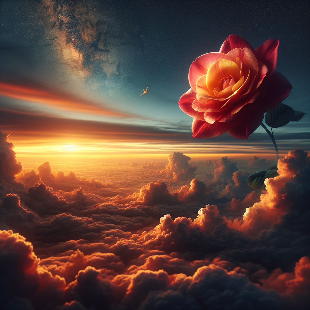 A Flower Above the Clouds