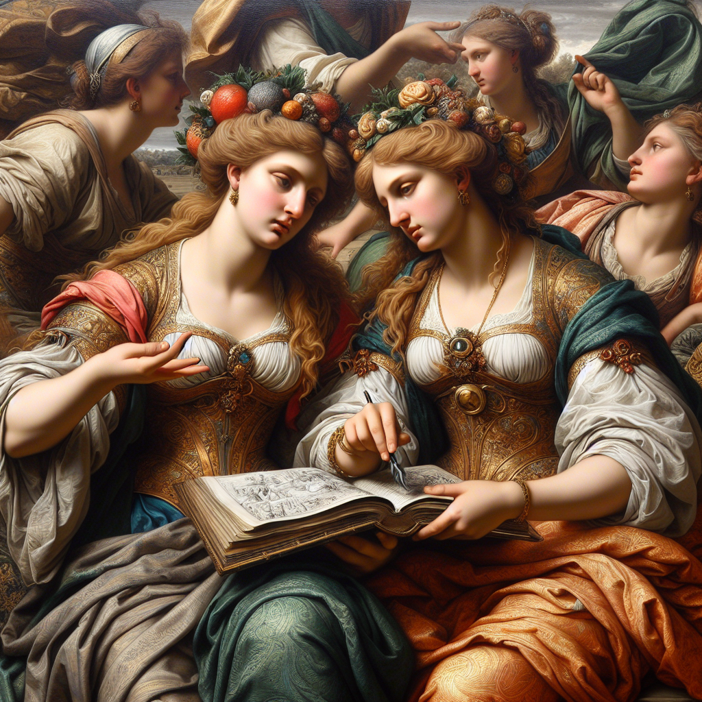 Uncovering Secrets of the Allegorical Painting of Two Ladies: A Political Masterpiece