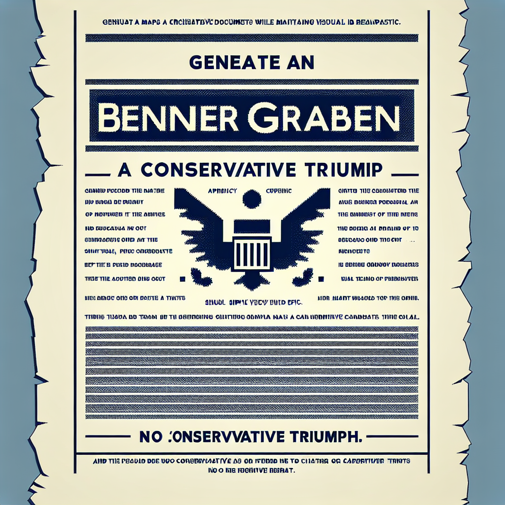 The Curious Case of Bennier Graben: A Conservative Perspective