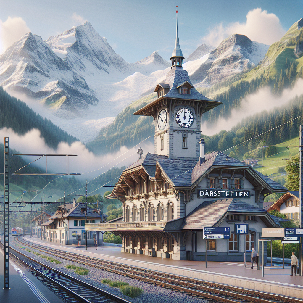 Journey Beyond the Tracks: Unraveling the Charm of Därstetten Railway Station
