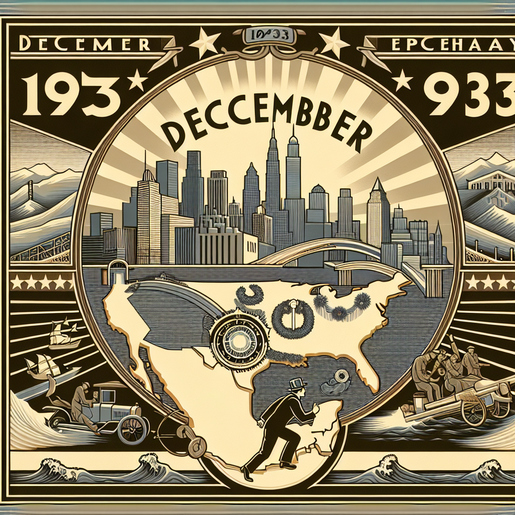 December 1933: The Month America Got Its Groove Back