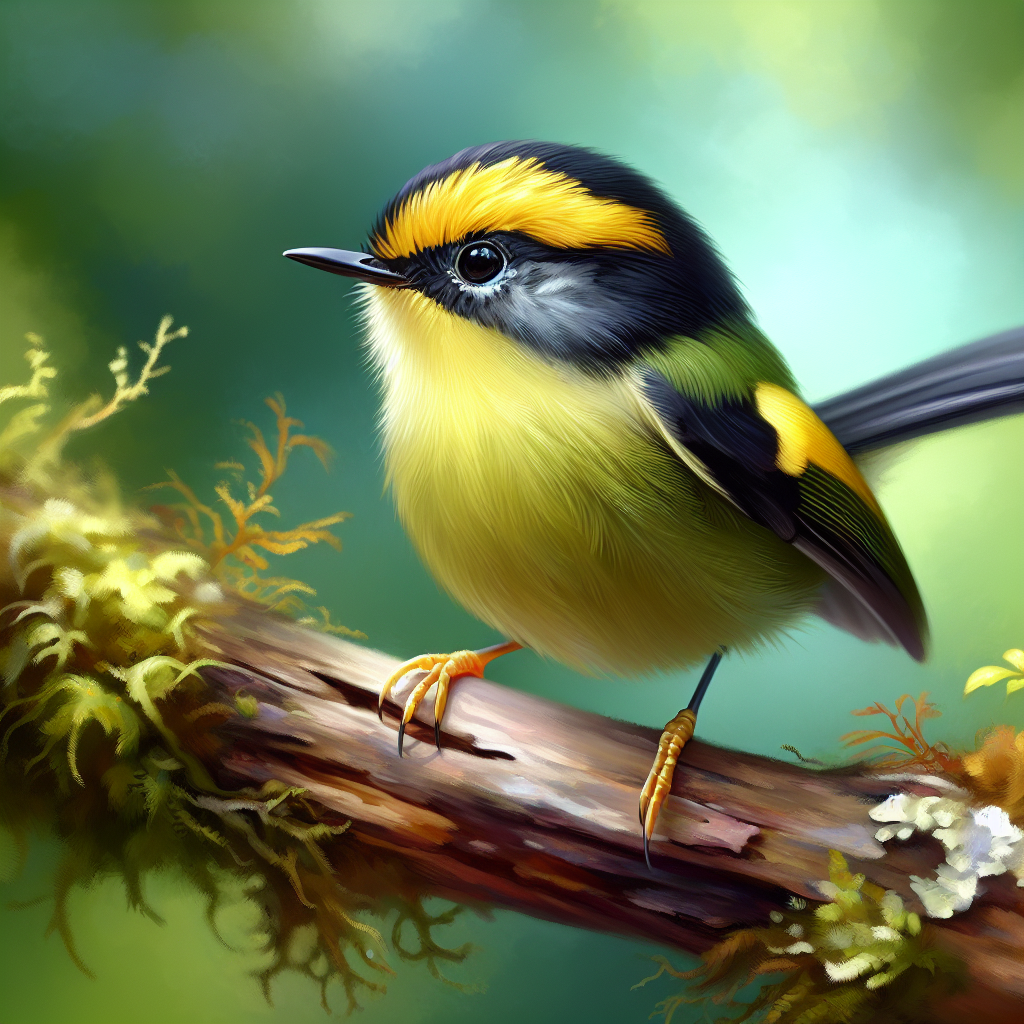 The Golden-Winged Tody-Flycatcher: A Tiny Marvel of the Cloud Forest