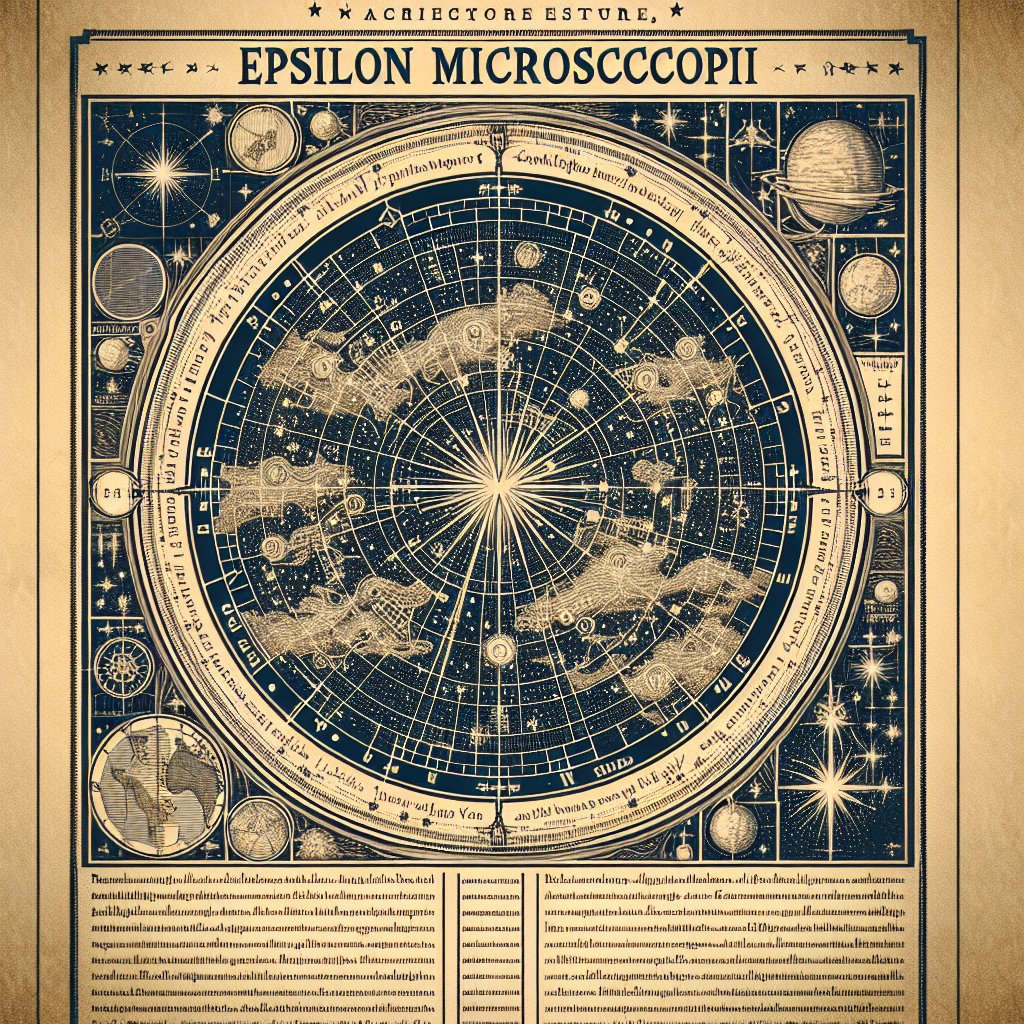 Epsilon Microscopii: Ein Stern im Mikroskopium, der uns zum Staunen bringt