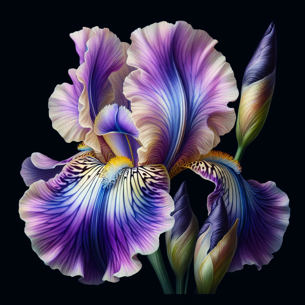 The Iris Variegata: Nature's Conservative Masterpiece