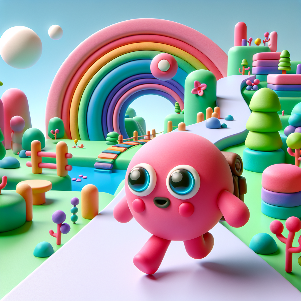 Kirby and the Rainbow Curse: A Colorful Adventure in Clay