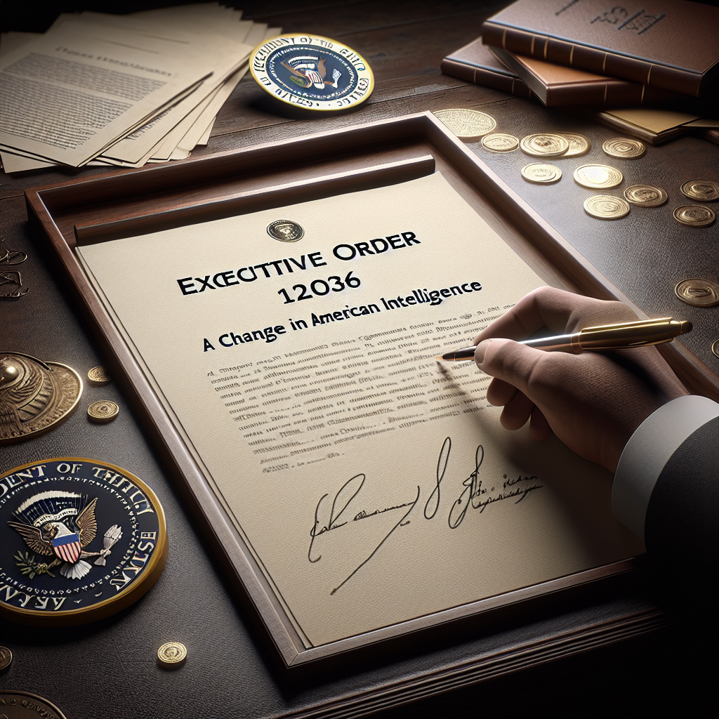 Executive Order 12036: A Leap in Intelligence Oversight