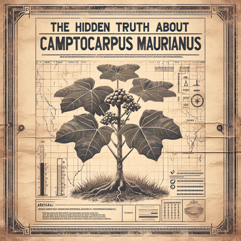 El Misterioso Encanto de Camptocarpus Mauritianus