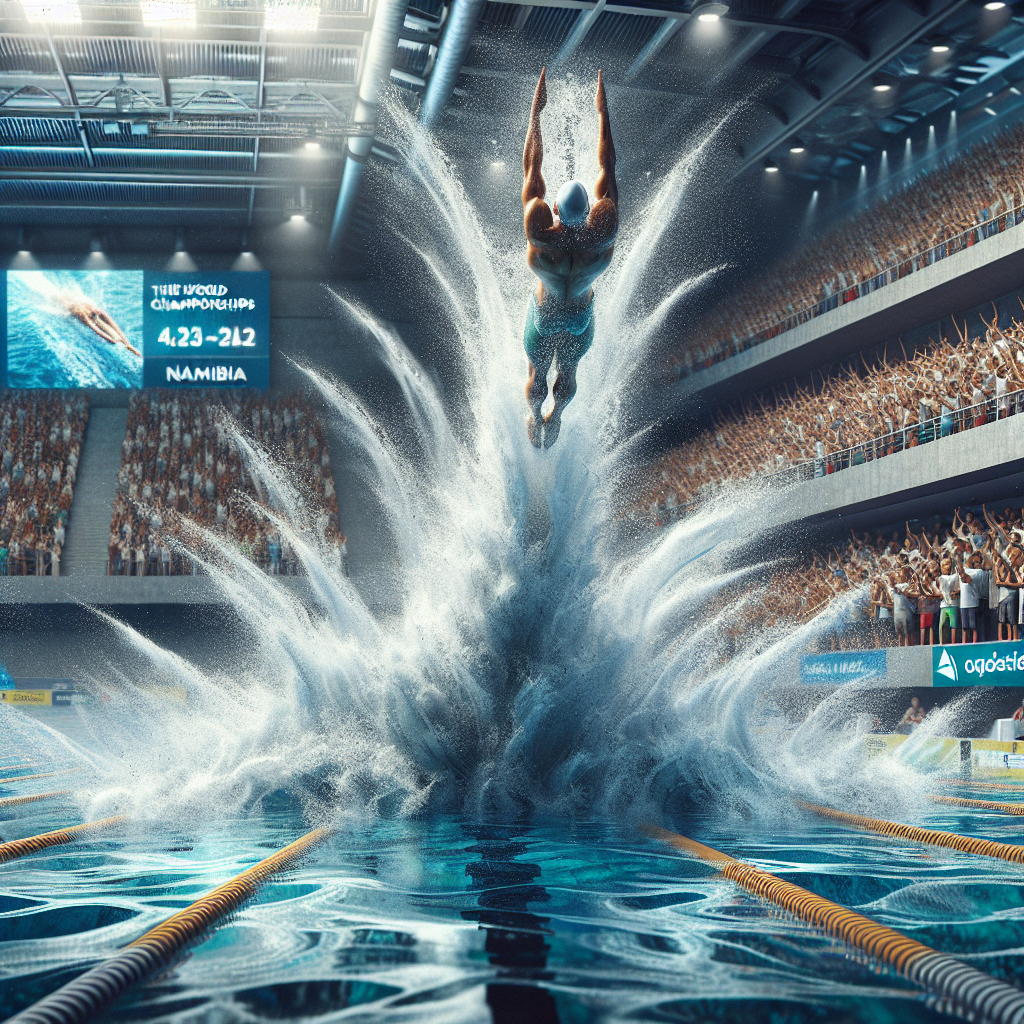 Namibia's Splash at the 2015 World Aquatics Championships