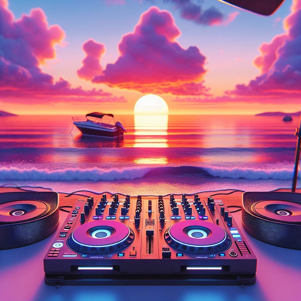 Sunset Beach DJ Session: A Harmonious Evening by the Shore