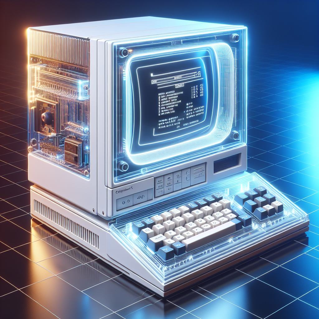 The Compact Computer 40: A Retro Marvel of the 1980s