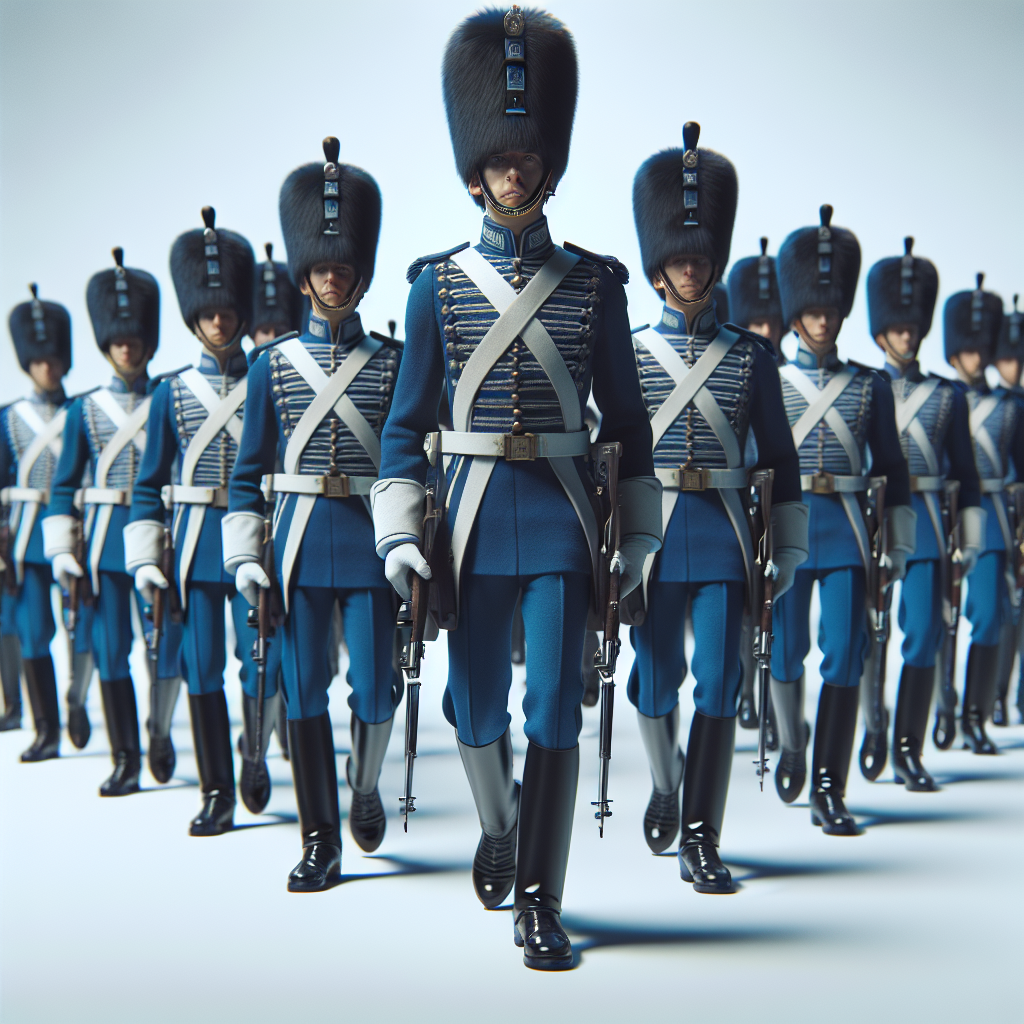 The Dashing Dutch Blue Guards: A Historical Marvel