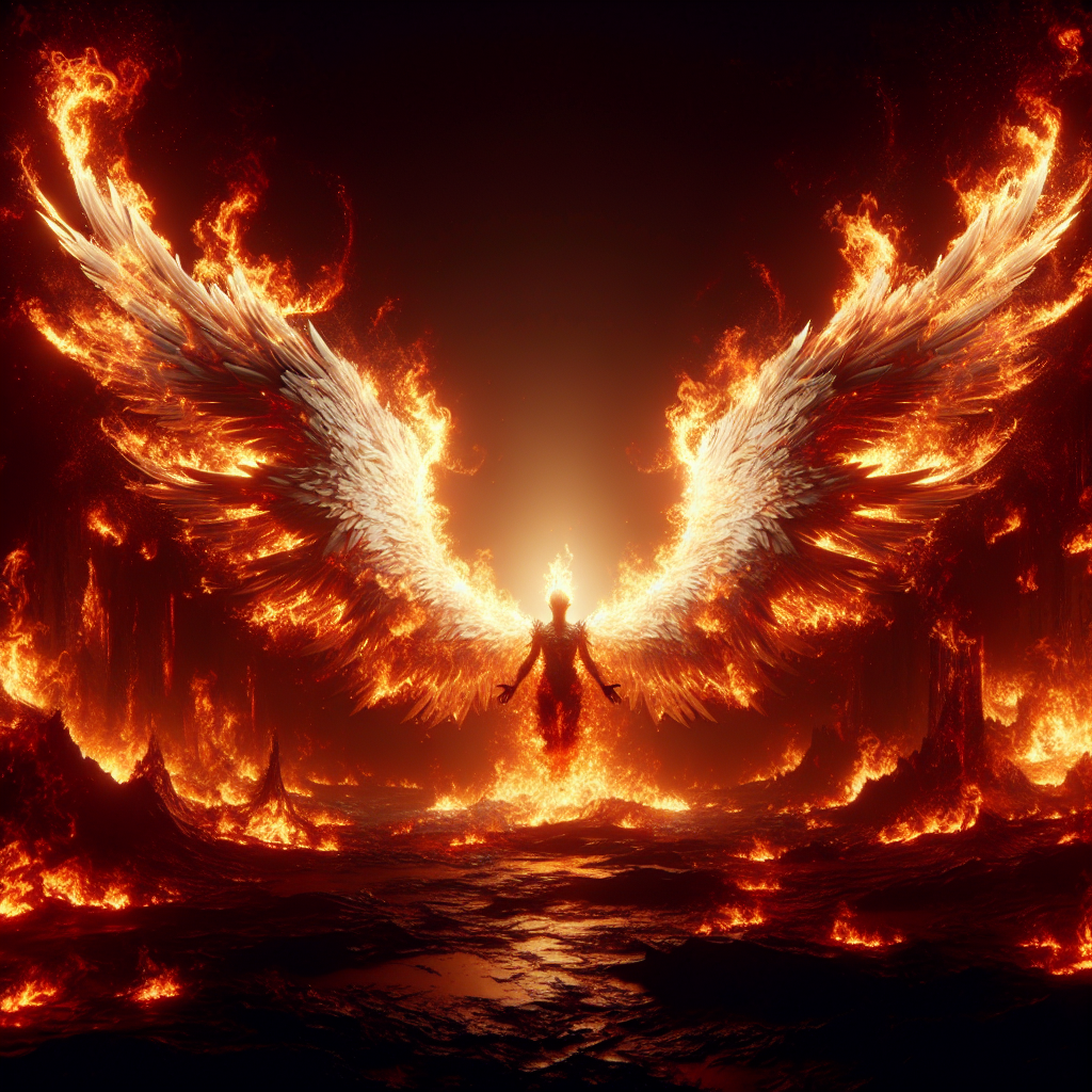 The Fiery Wings of Hell: A Mythical Exploration