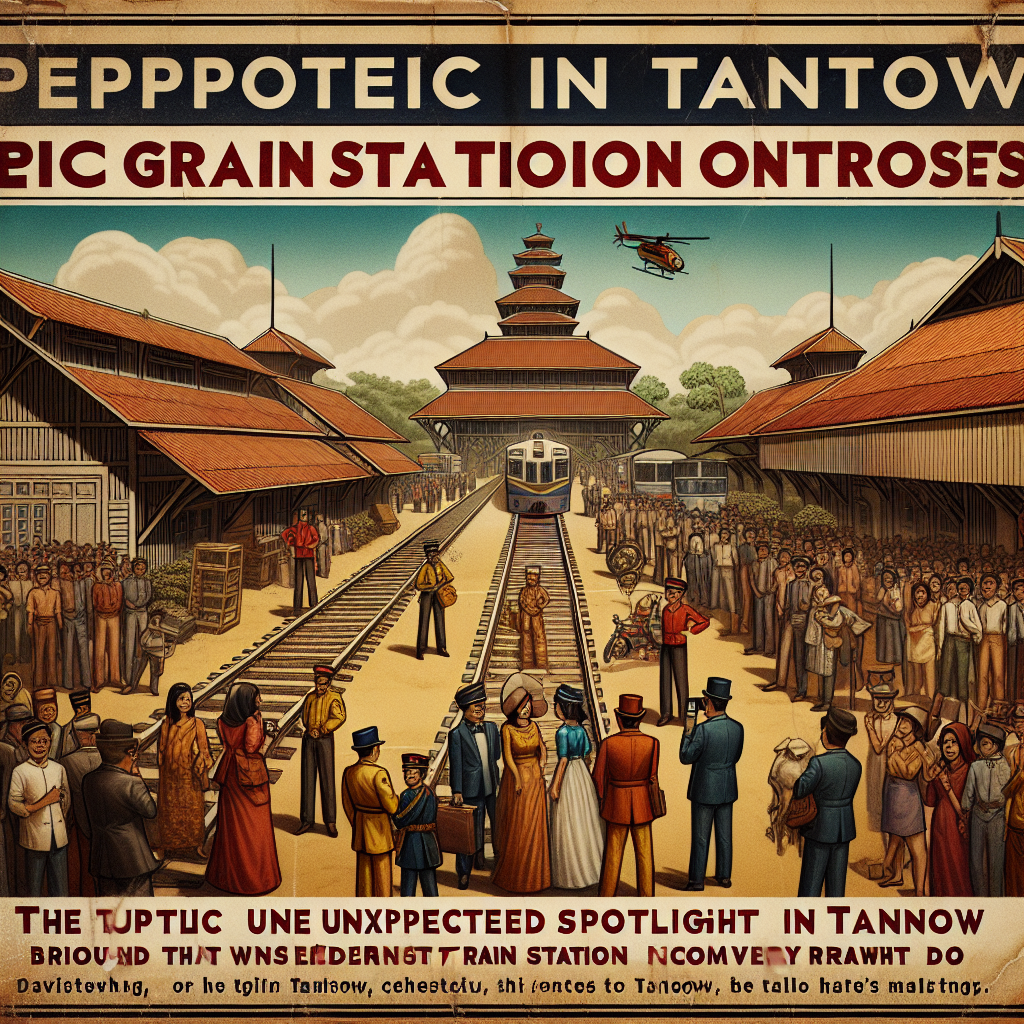 The Great Train Station Controversy: Tantow's Unexpected Spotlight