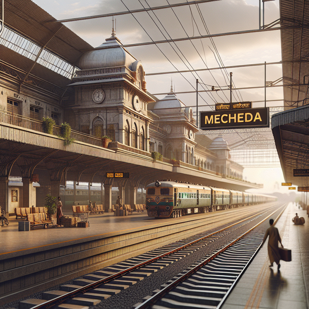 The Heartbeat of Mecheda: A Railway Station's Tale