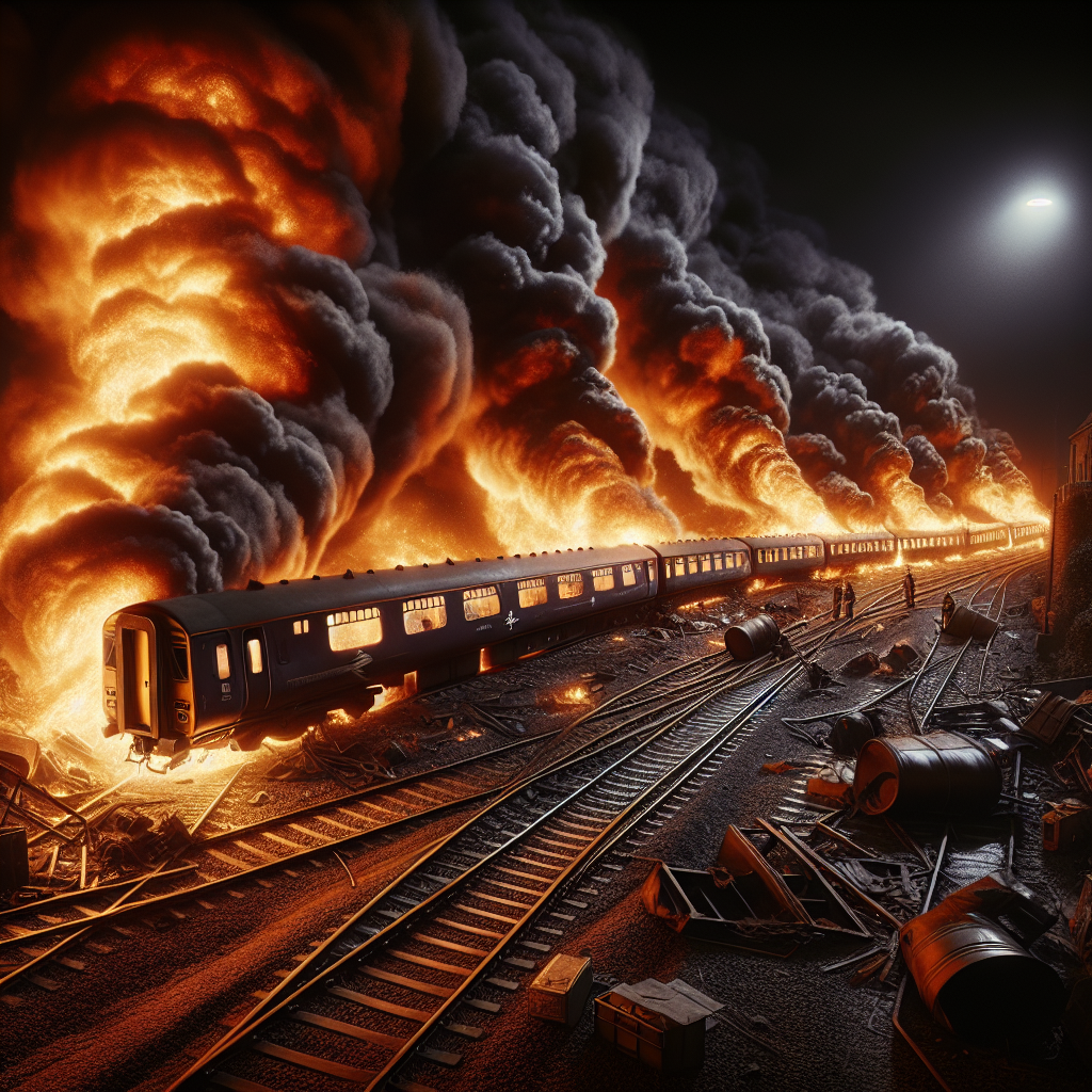 The Llangennech Derailment: A Fiery Incident in Wales