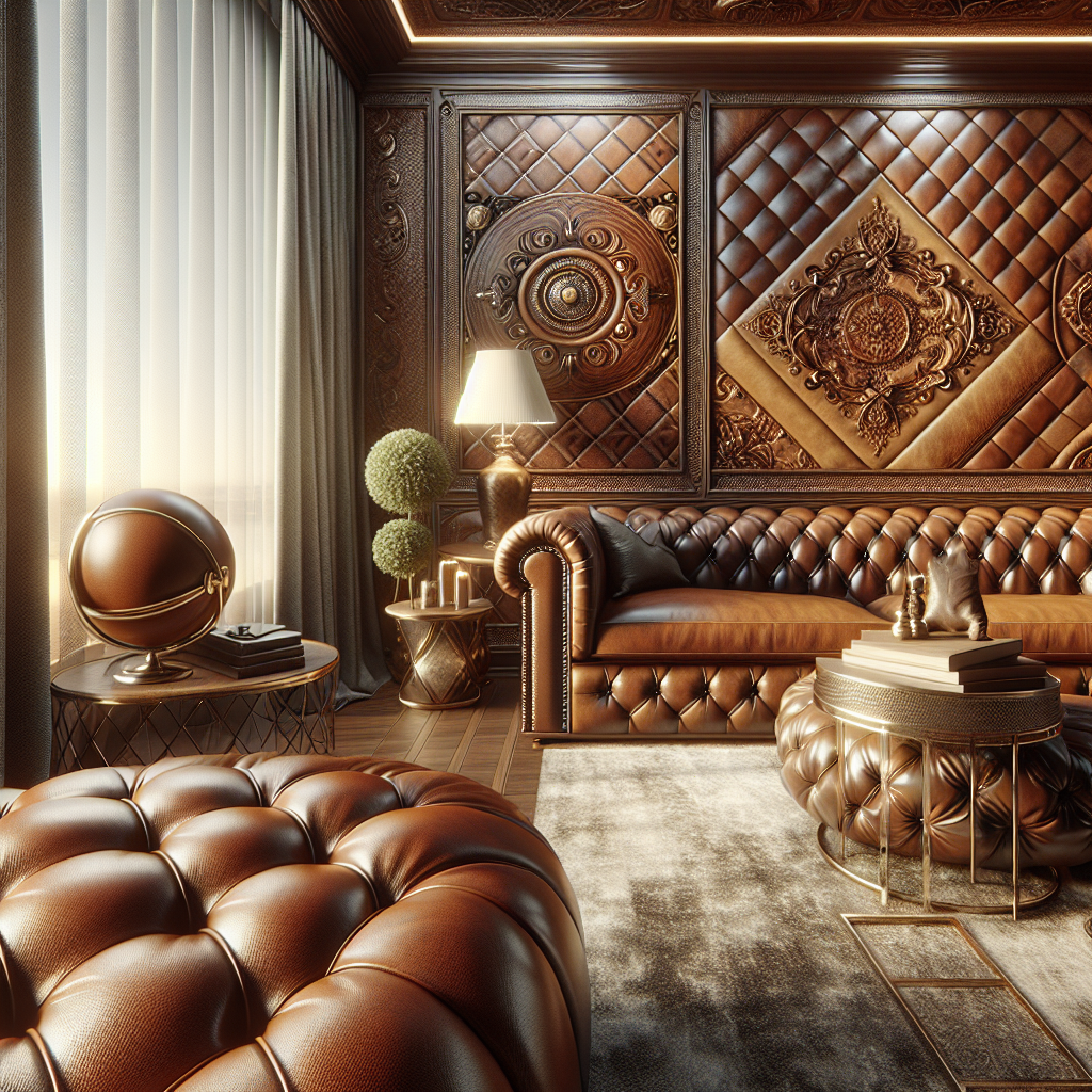 The Luxurious World of Leather Wallpaper: A Timeless Trend