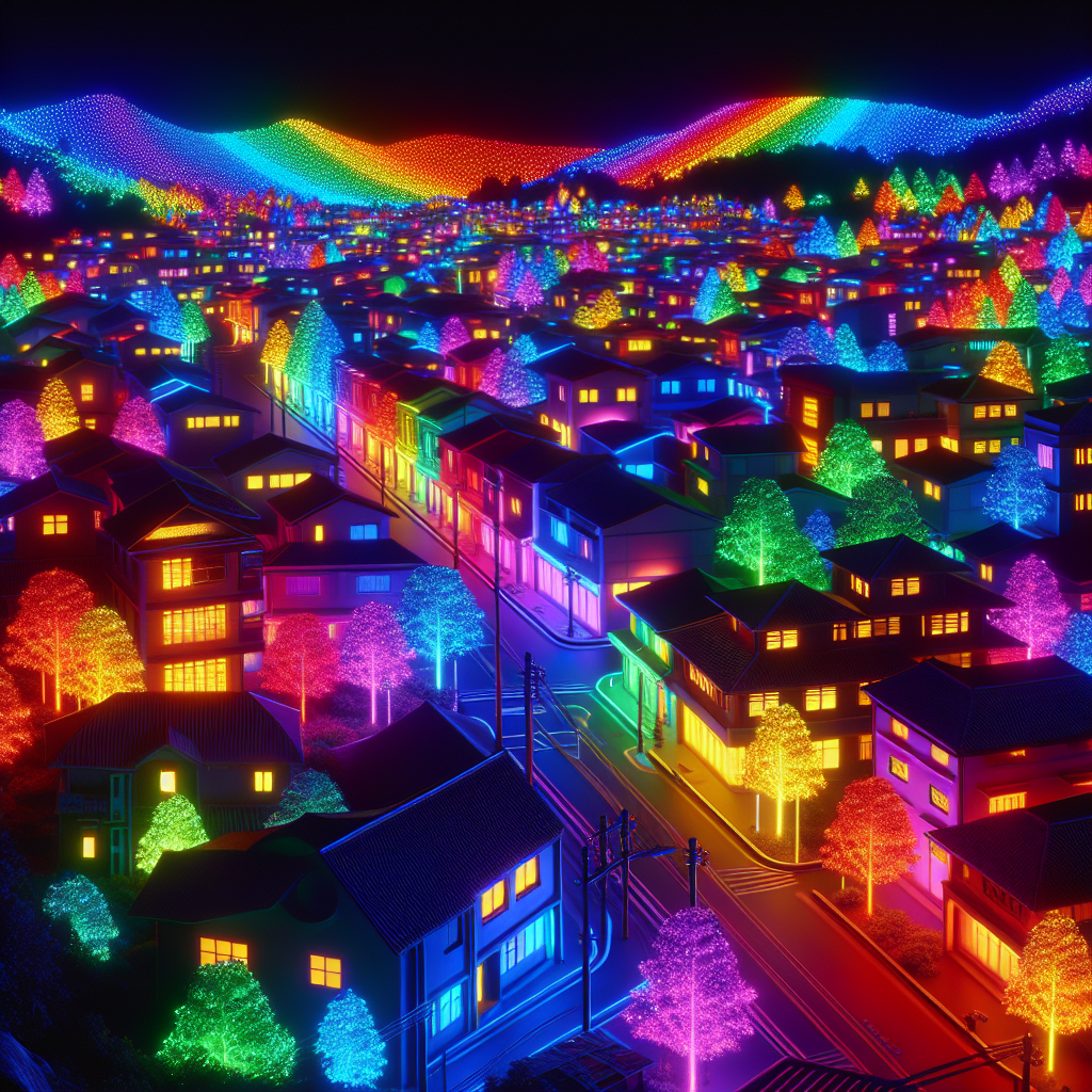 The Night We Painted the Town Rainbow