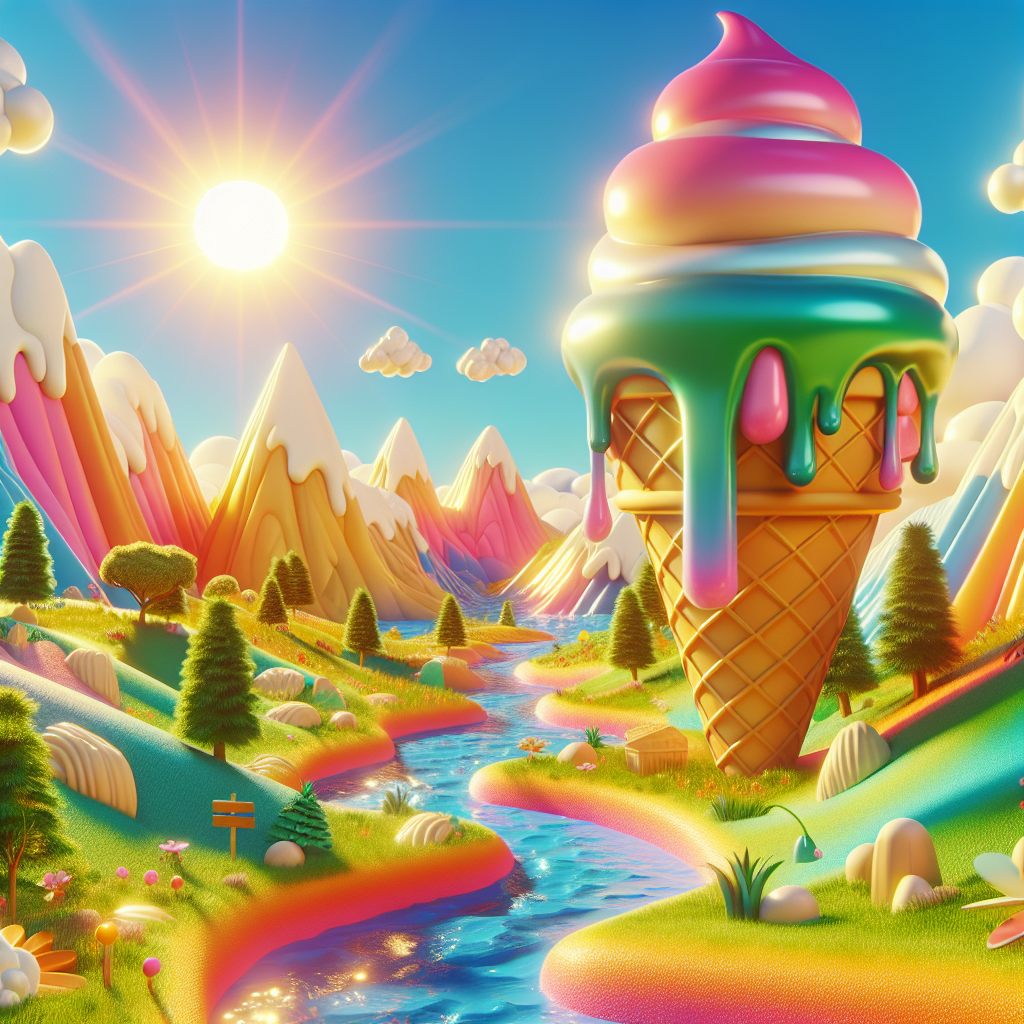 The Sweet Tale of Ice Cream Cone Mountain