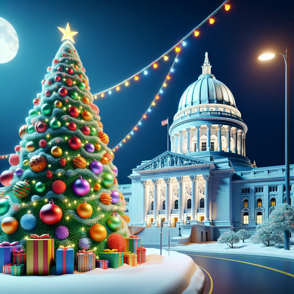 El Árbol de Navidad del Capitolio del Estado de Wisconsin: Una Tradición en Debate