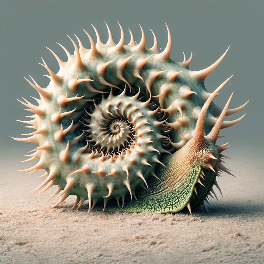 The Wreathed Cactus Snail: A Spiky Marvel of Nature